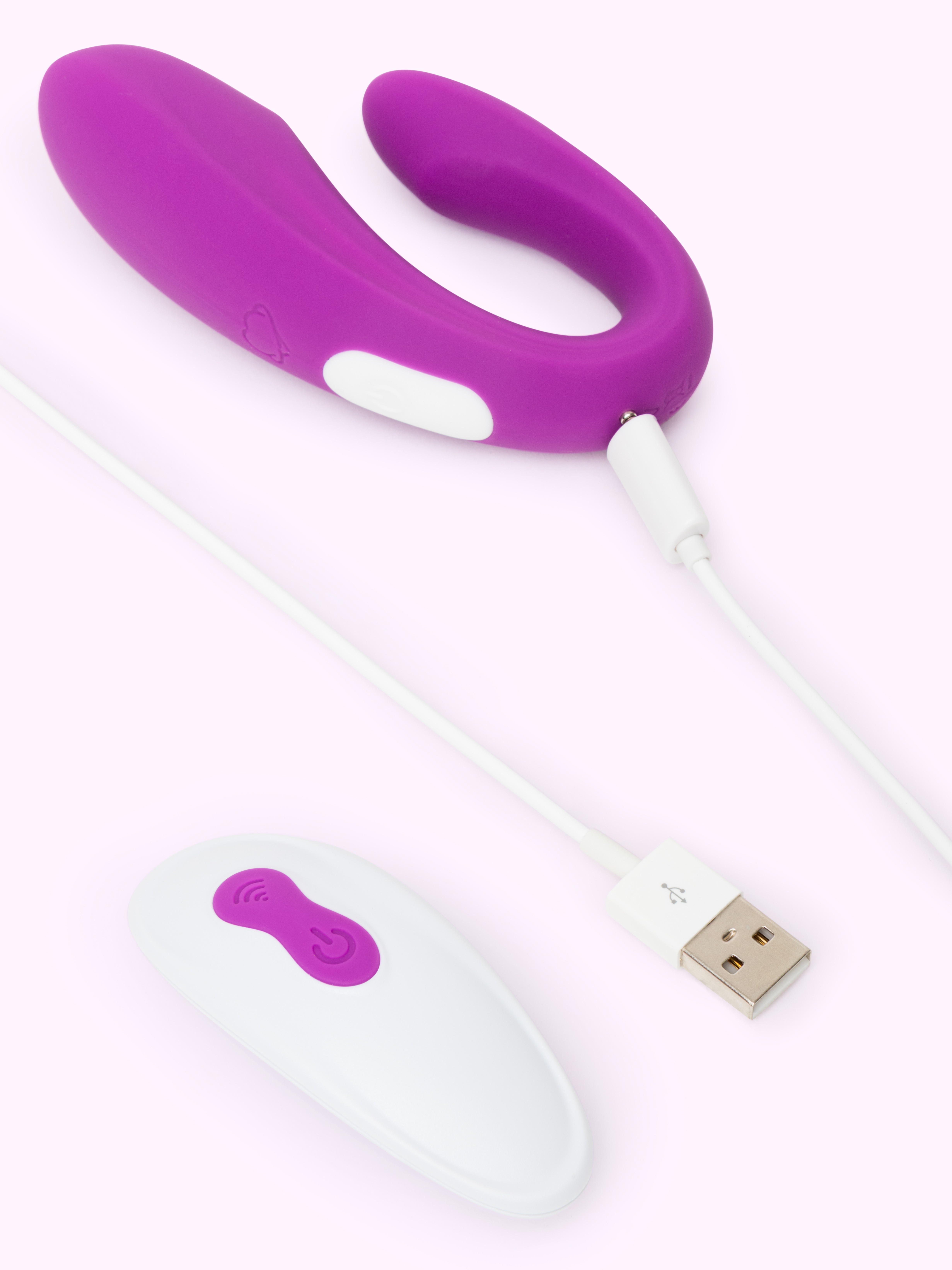 Honey Play Box Le Couplet Wearable Remote Control G-Spot and Clit Vibrator, Purple, hi-res