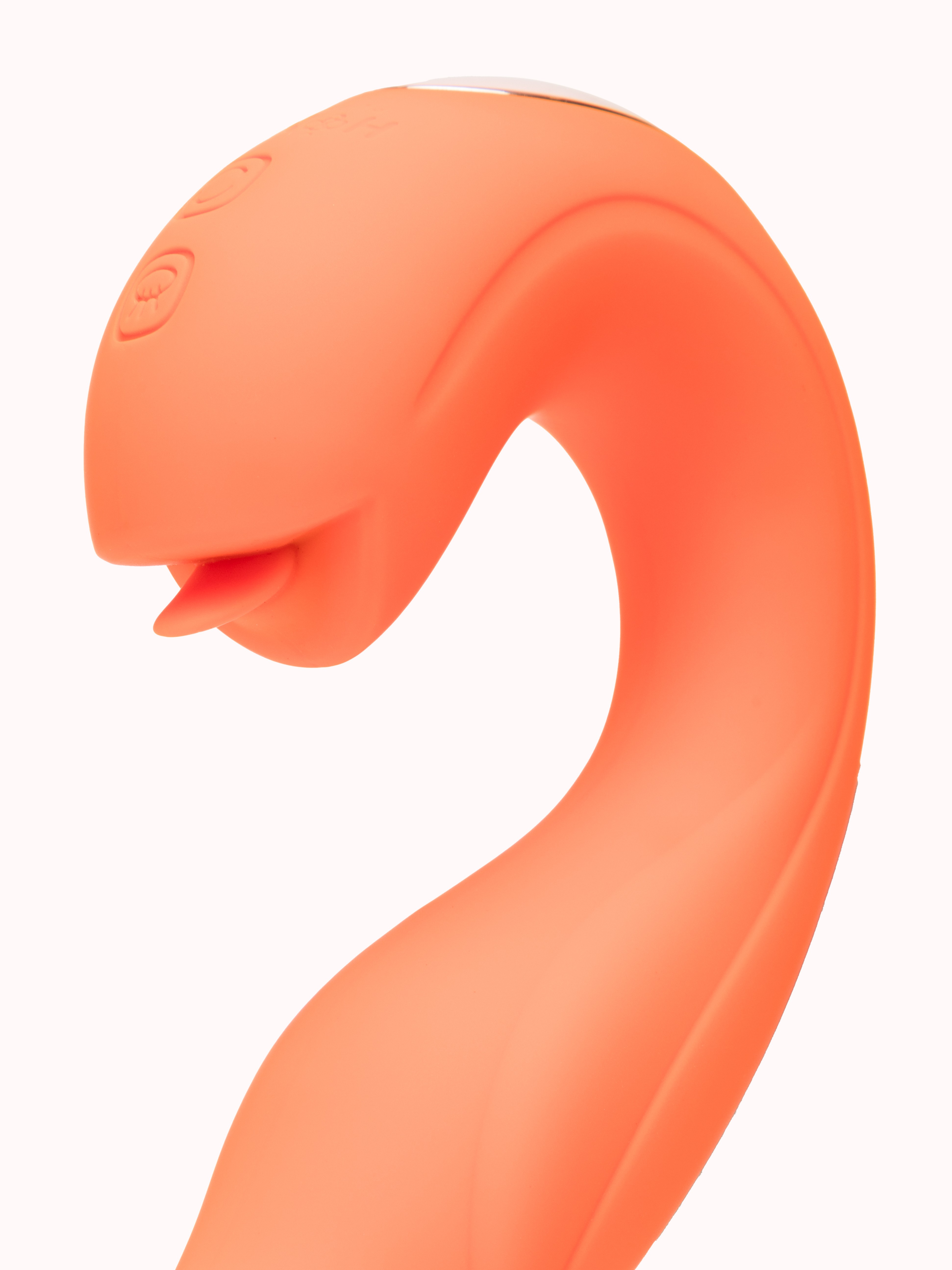 Honey Play Box JOI PRO Remote Control Rotating G-Spot and Clit Licker Vibrator, Orange, hi-res