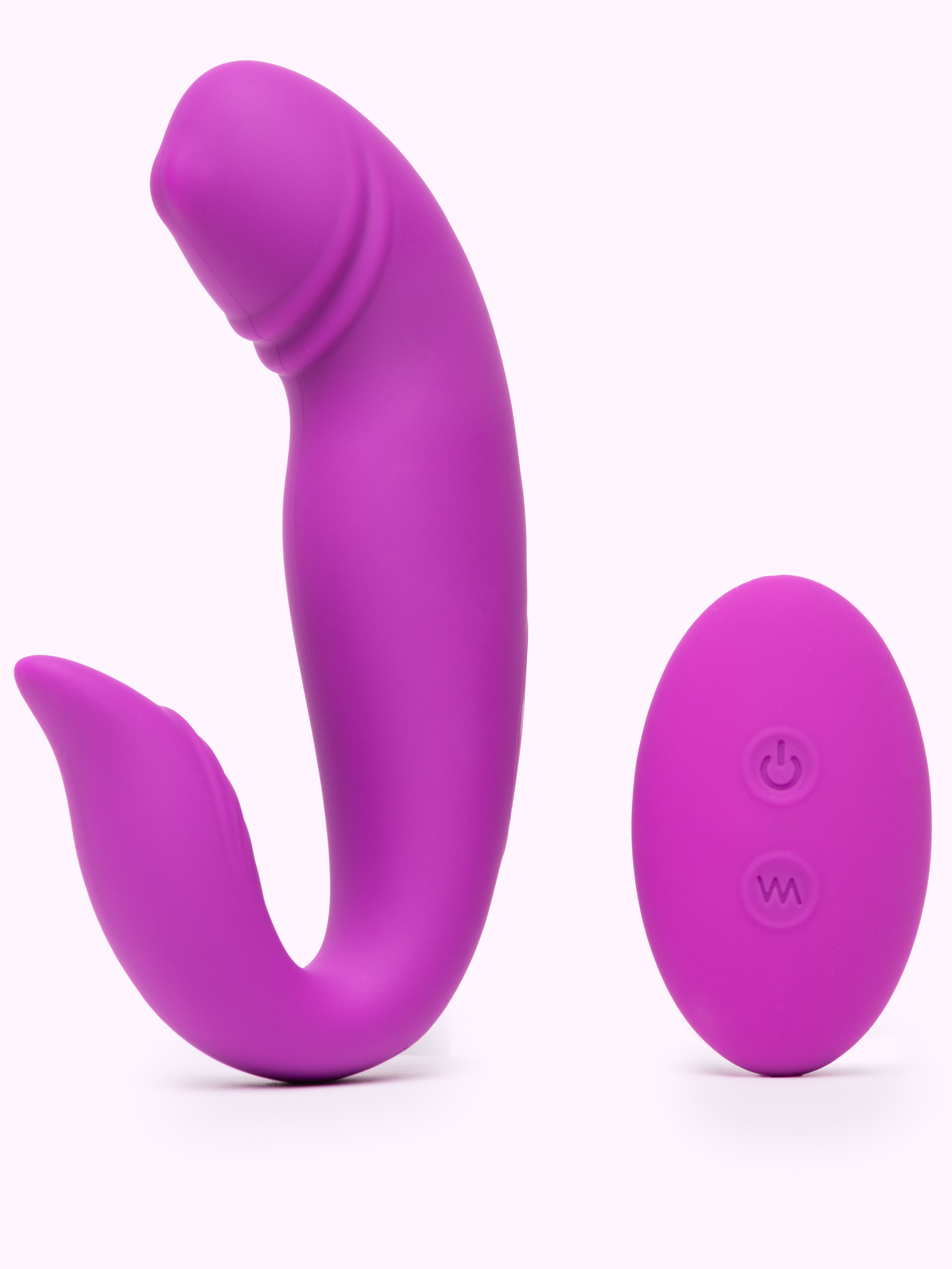 Honey Play Box Dolphin Rolling G-Spot and Clit Vibrator, Purple, hi-res