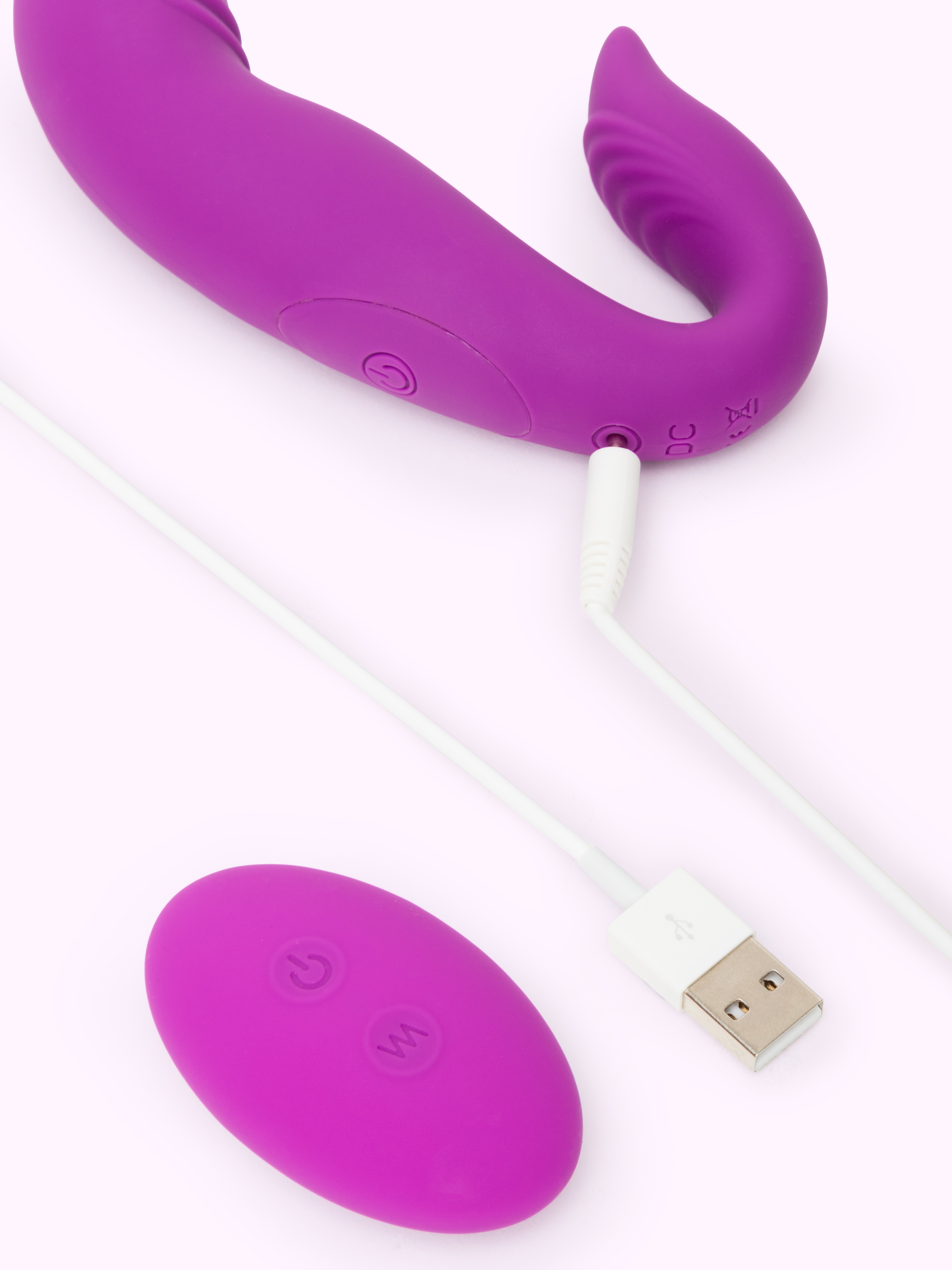 Honey Play Box Dolphin Rolling G-Spot and Clit Vibrator, Purple, hi-res