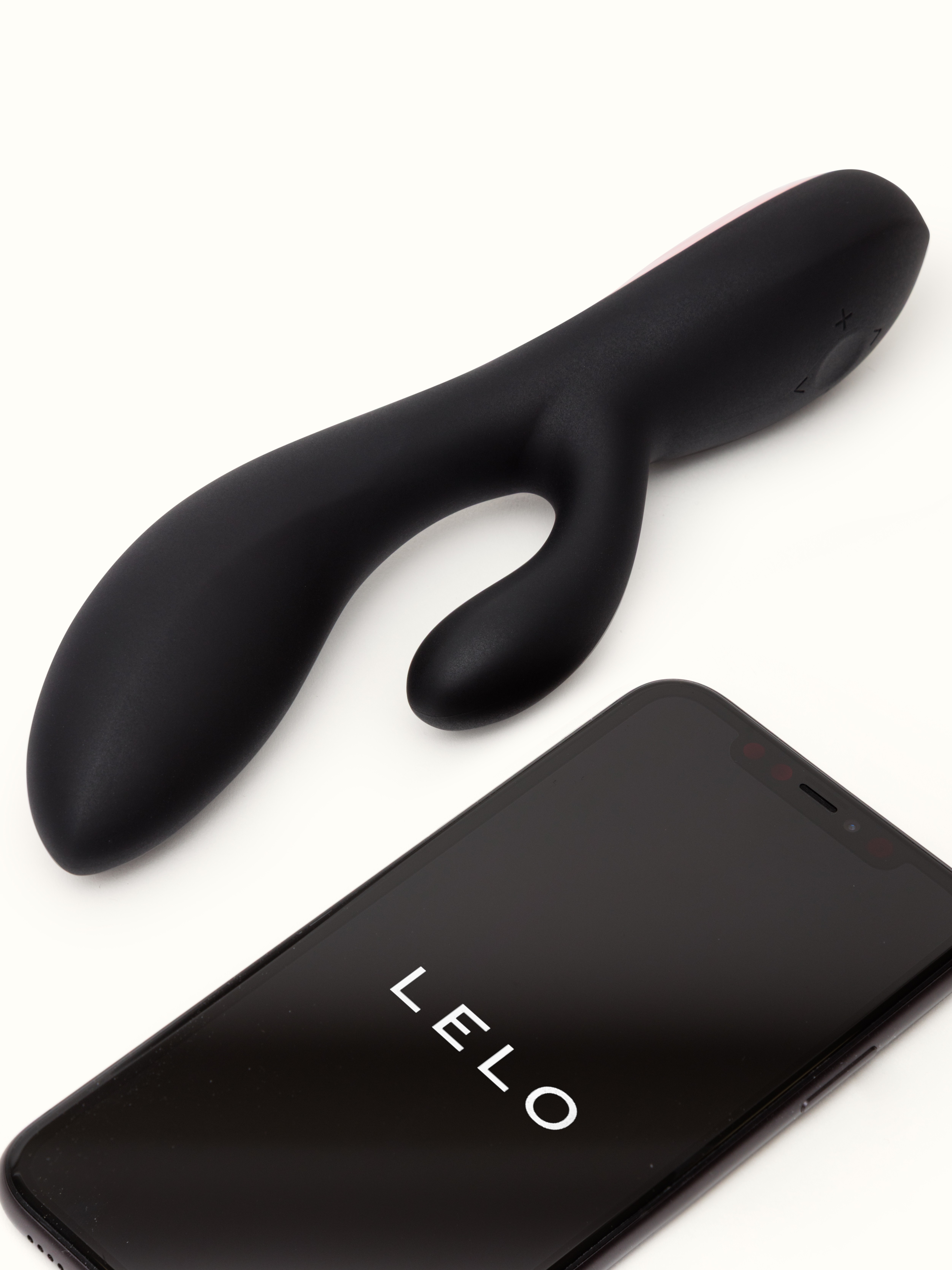 Lelo Ina Thrusting App Controlled Rabbit Vibrator, Black, hi-res