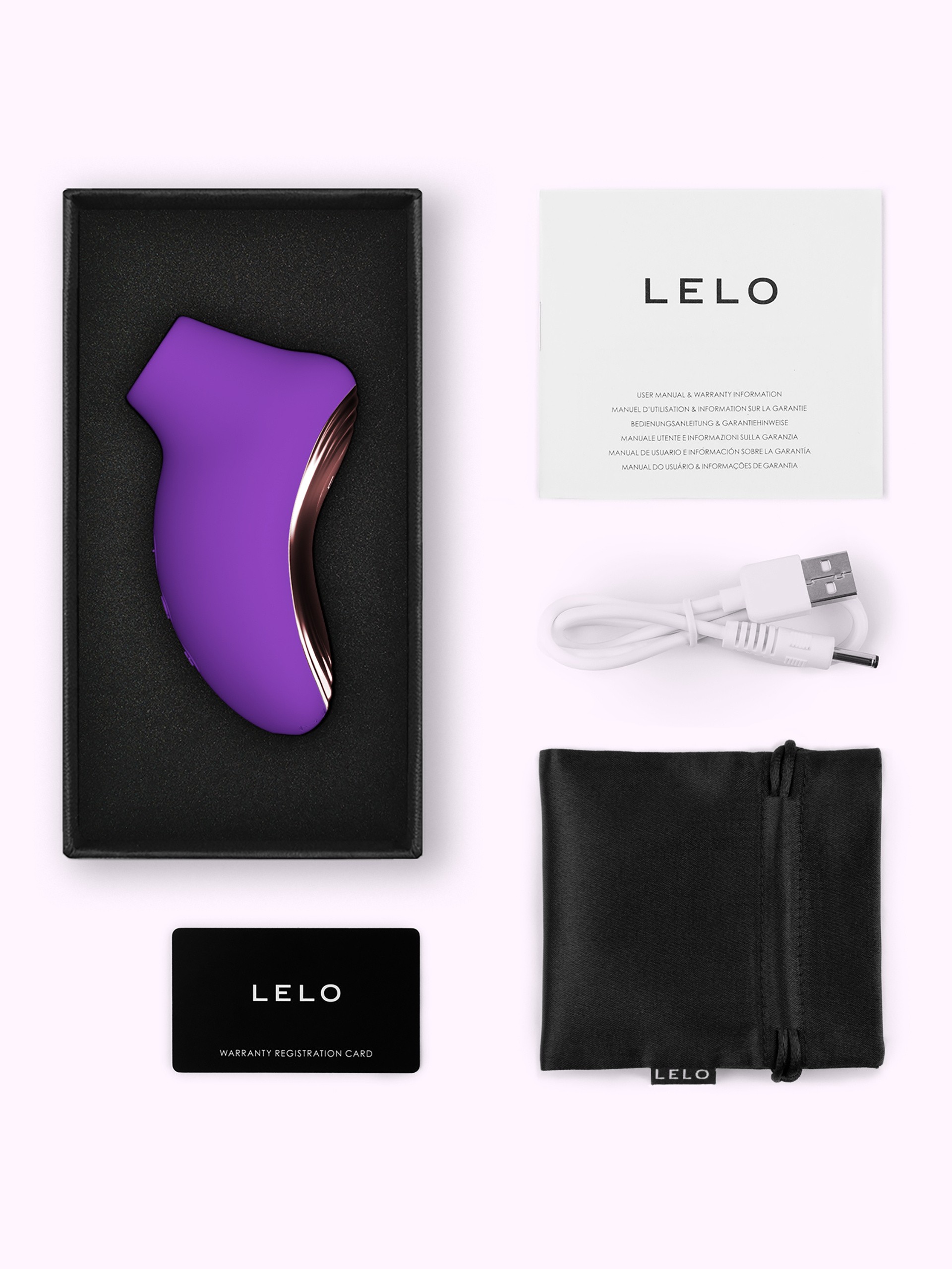 Lelo Sona 2 Travel Clitoral Stimulator, Purple, hi-res