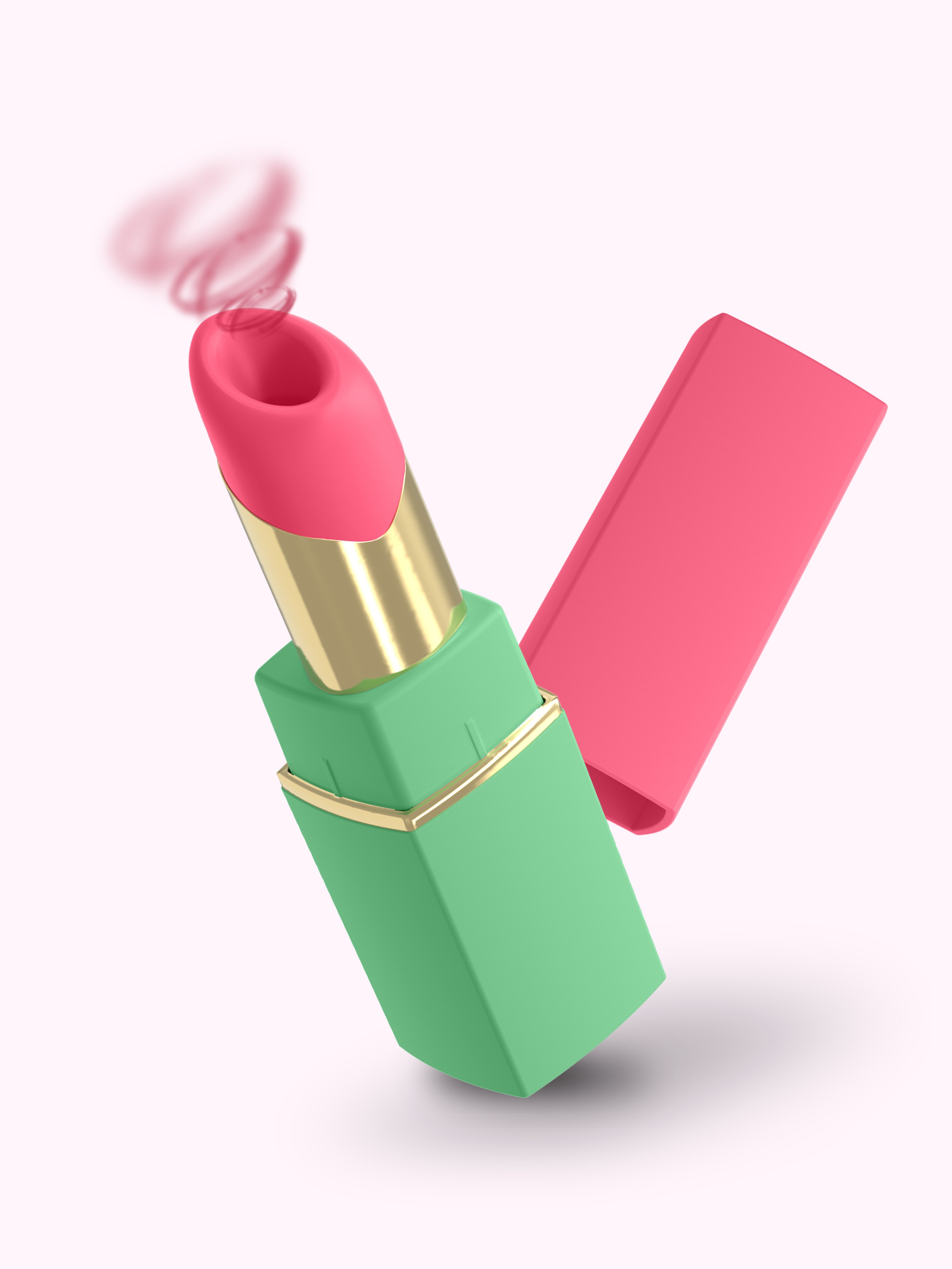 Womanizer Beauty Lipstick Clitoral Stimulator, Green, hi-res