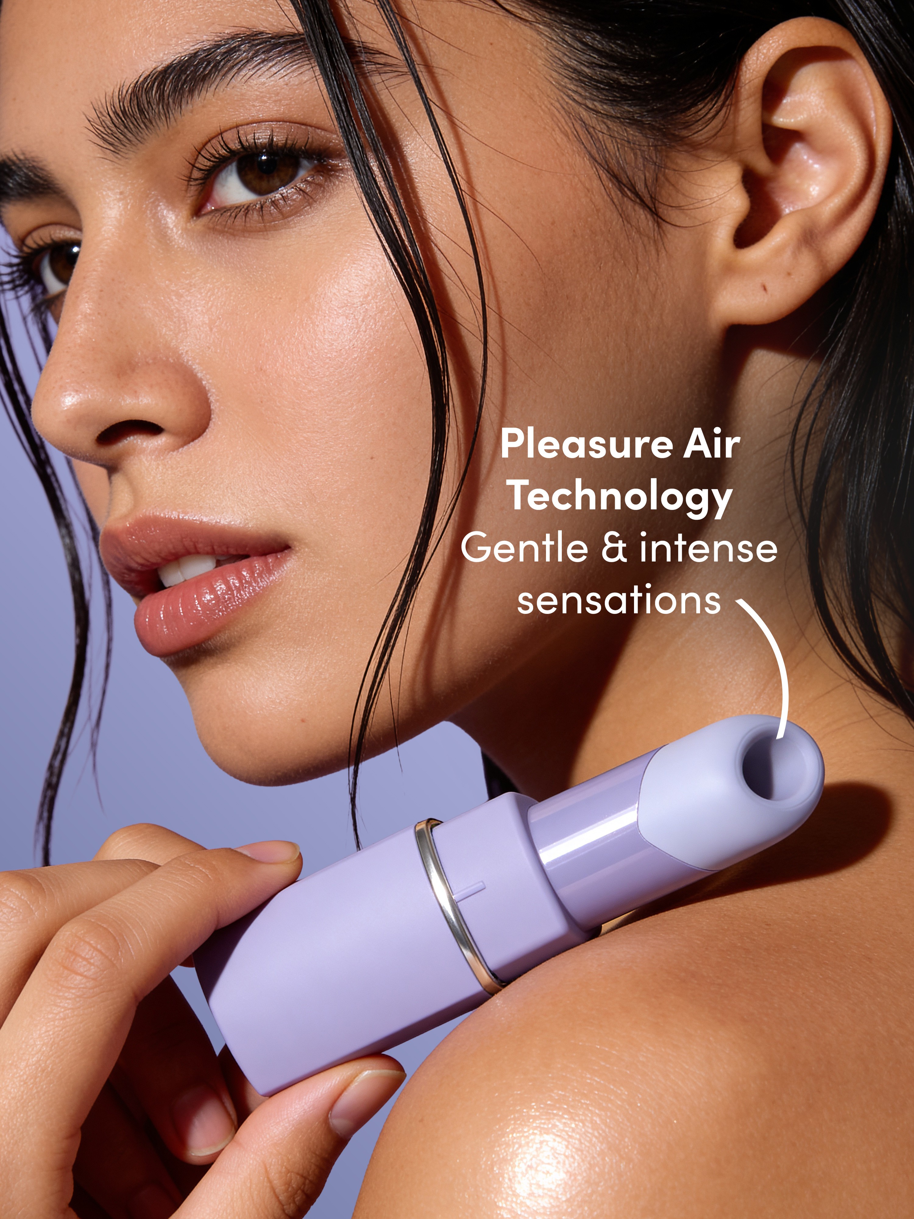 Womanizer Beauty Lilac Lipstick Clitoral Stimulator, Purple, hi-res