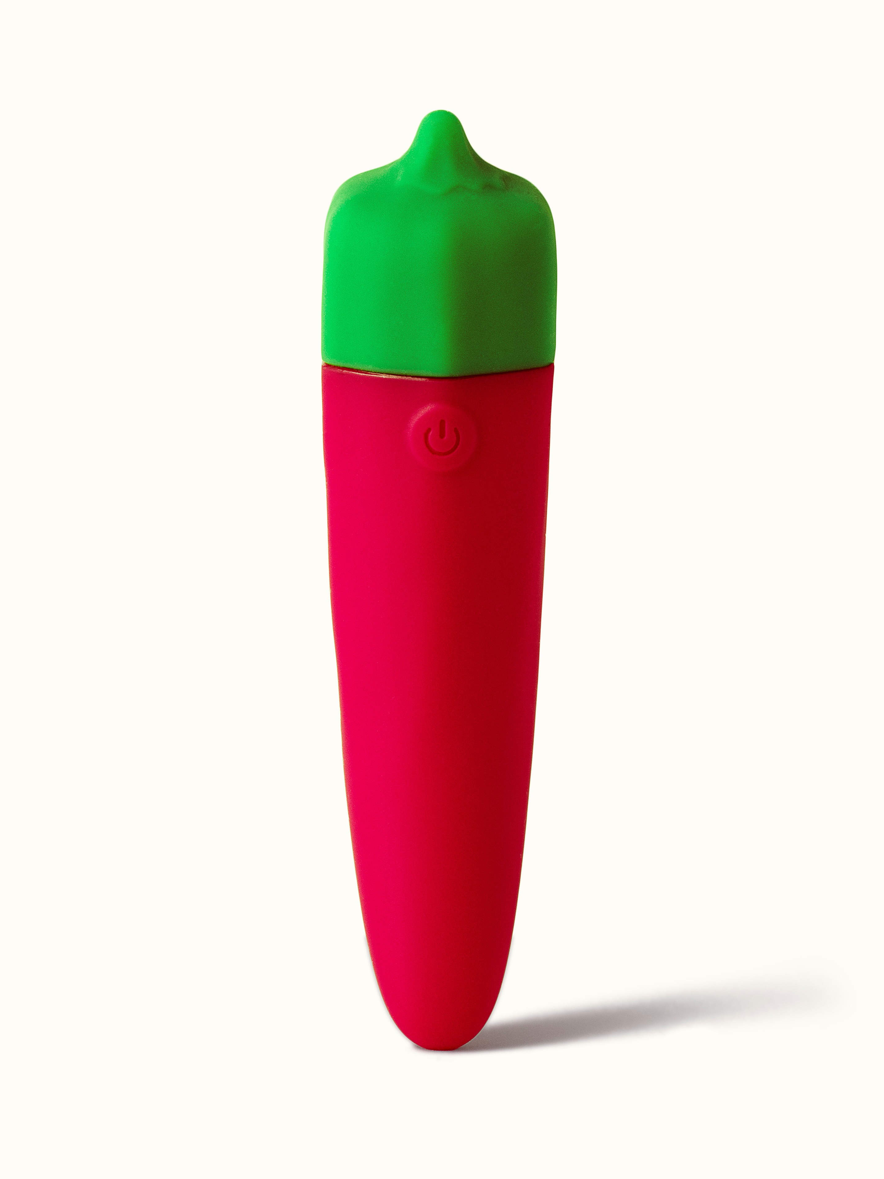 Emojibator Chili Pepper Vibrator, Red, hi-res