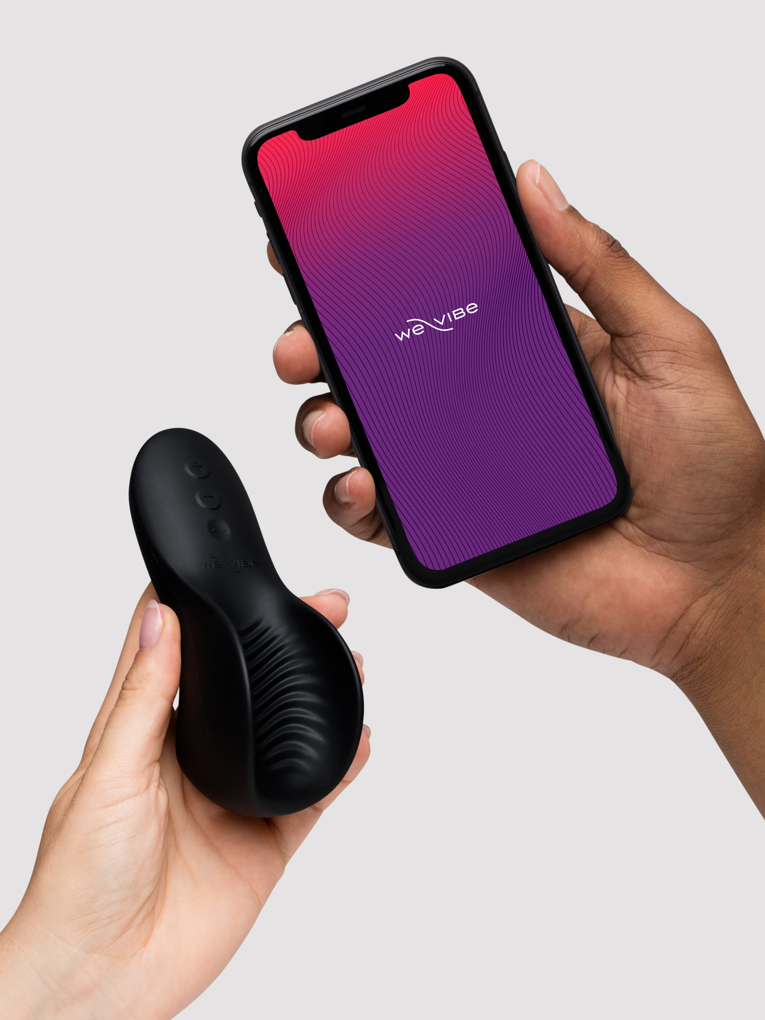 We-Vibe Shared Touch Couple's Grinding Vibrator, Black, hi-res