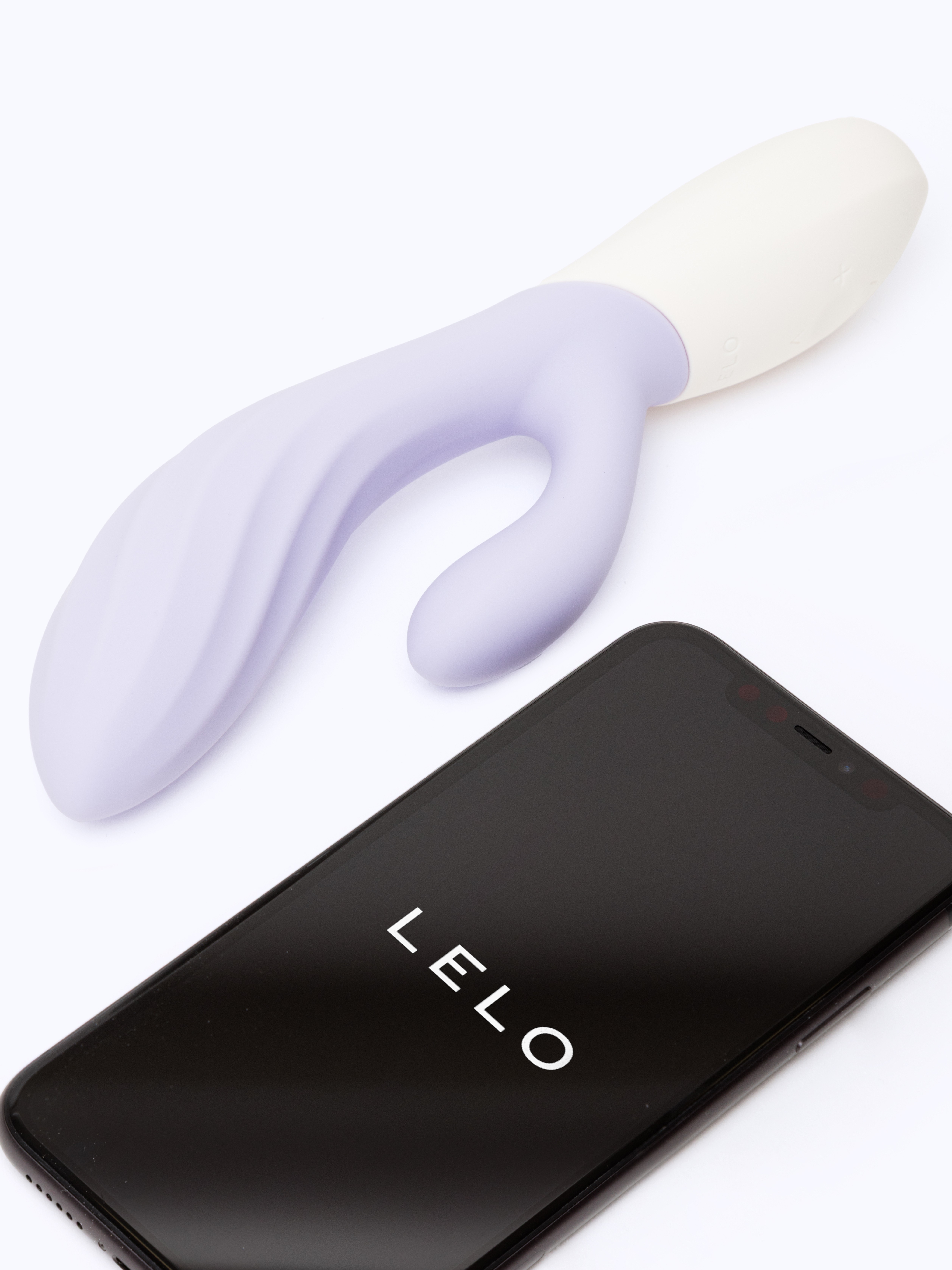 Lelo Ina Twist App Controlled Ribbed Rabbit Vibrator, Purple, hi-res