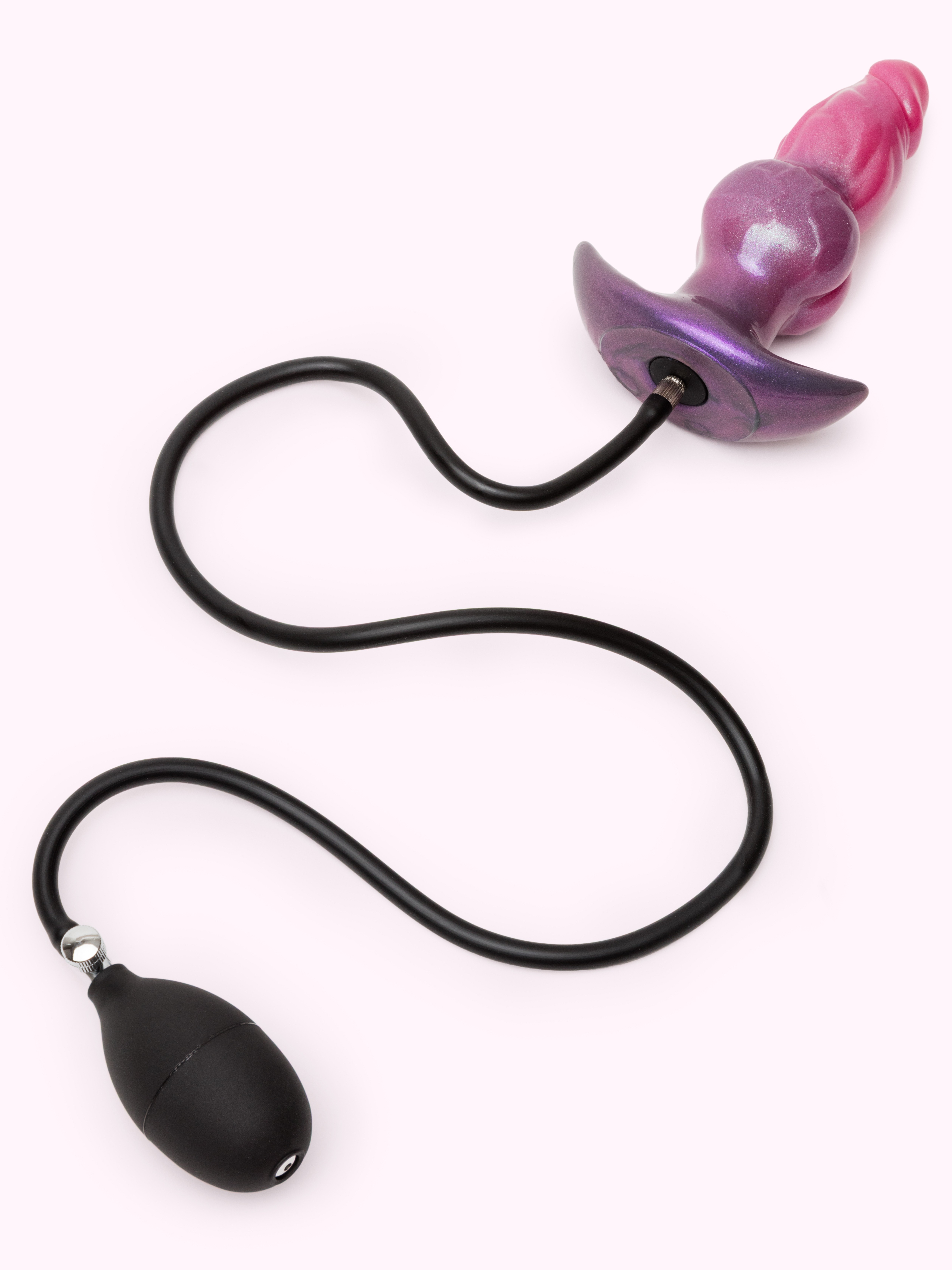 Creature Cocks Astro Inflatable Silicone Butt Plug, Pink, hi-res