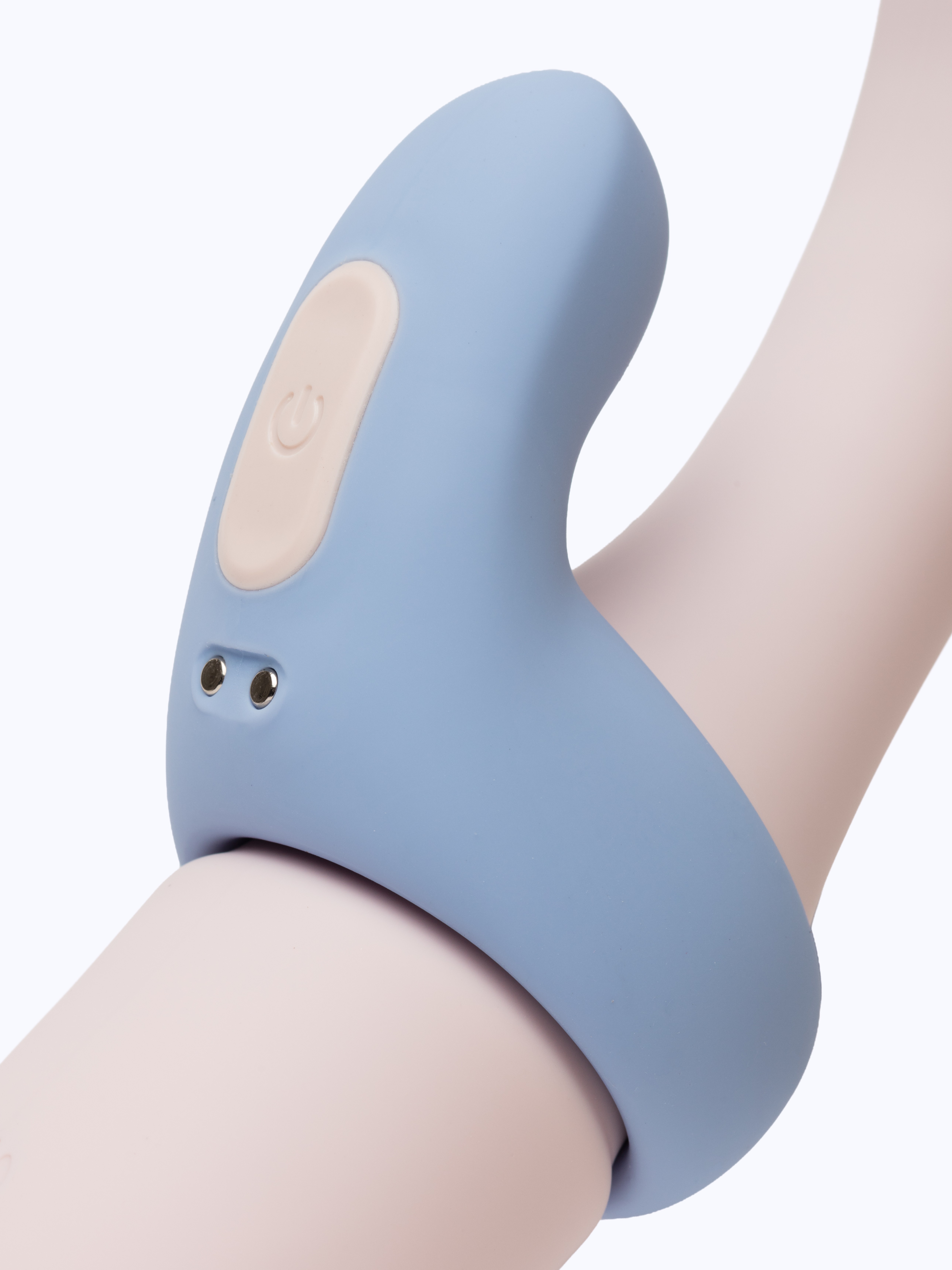 Mina Orbit 2 in 1 Rabbit Vibrator and Cock Ring Set, White, hi-res
