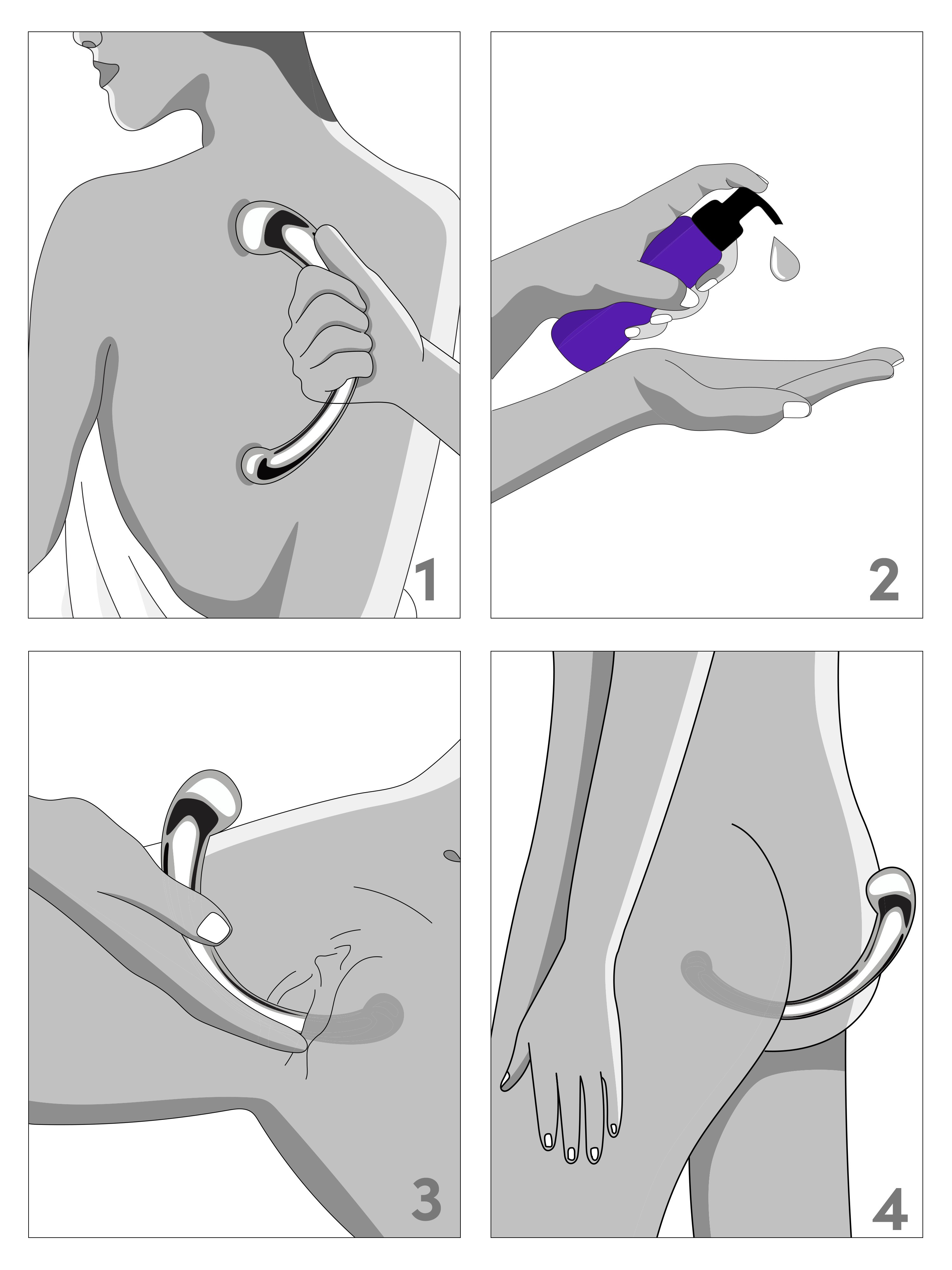 njoy Pure Wand Stainless Steel Dildo, Silver, hi-res