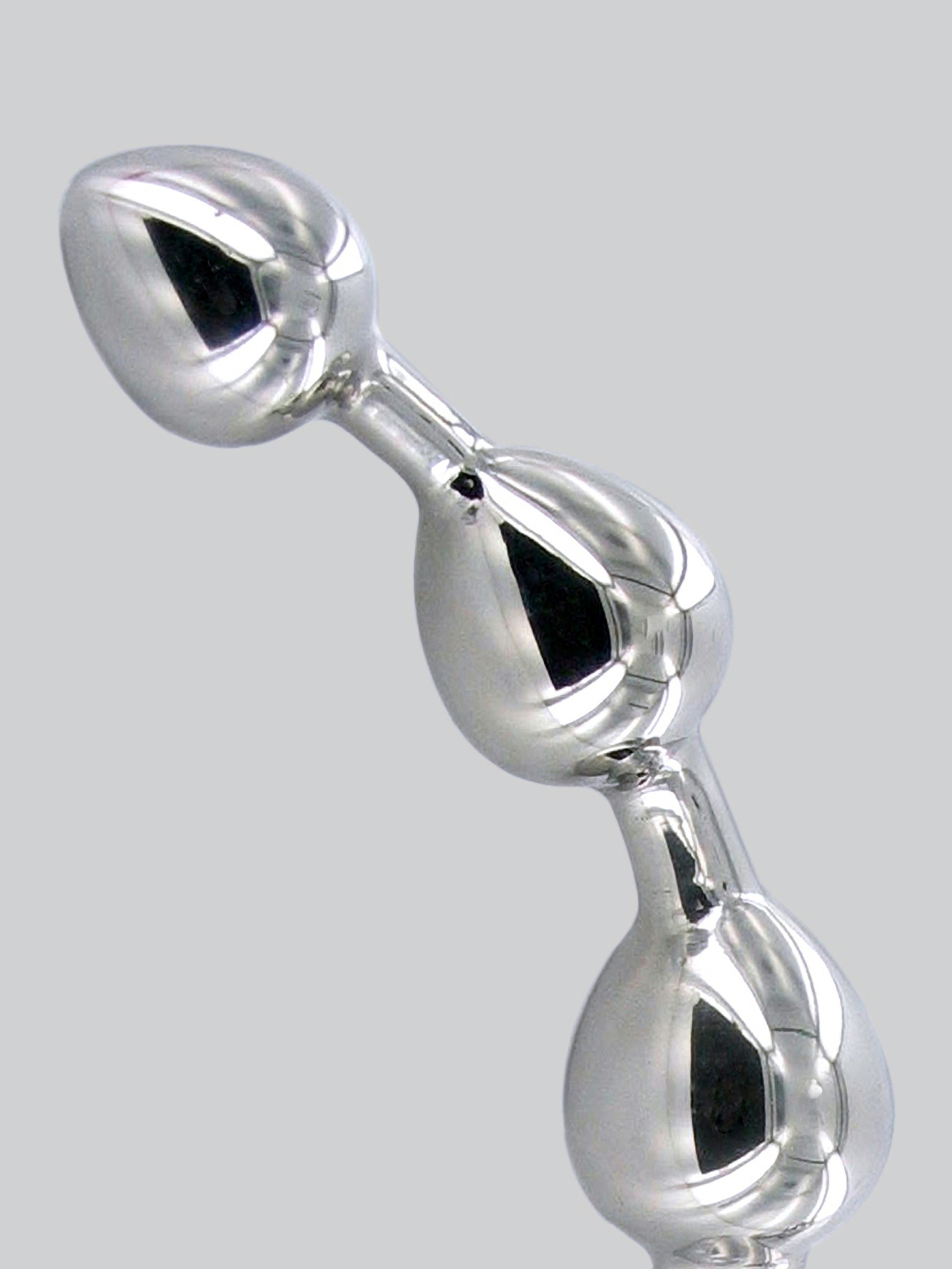 njoy Fun Wand Stainless Steel Dildo, Silver, hi-res