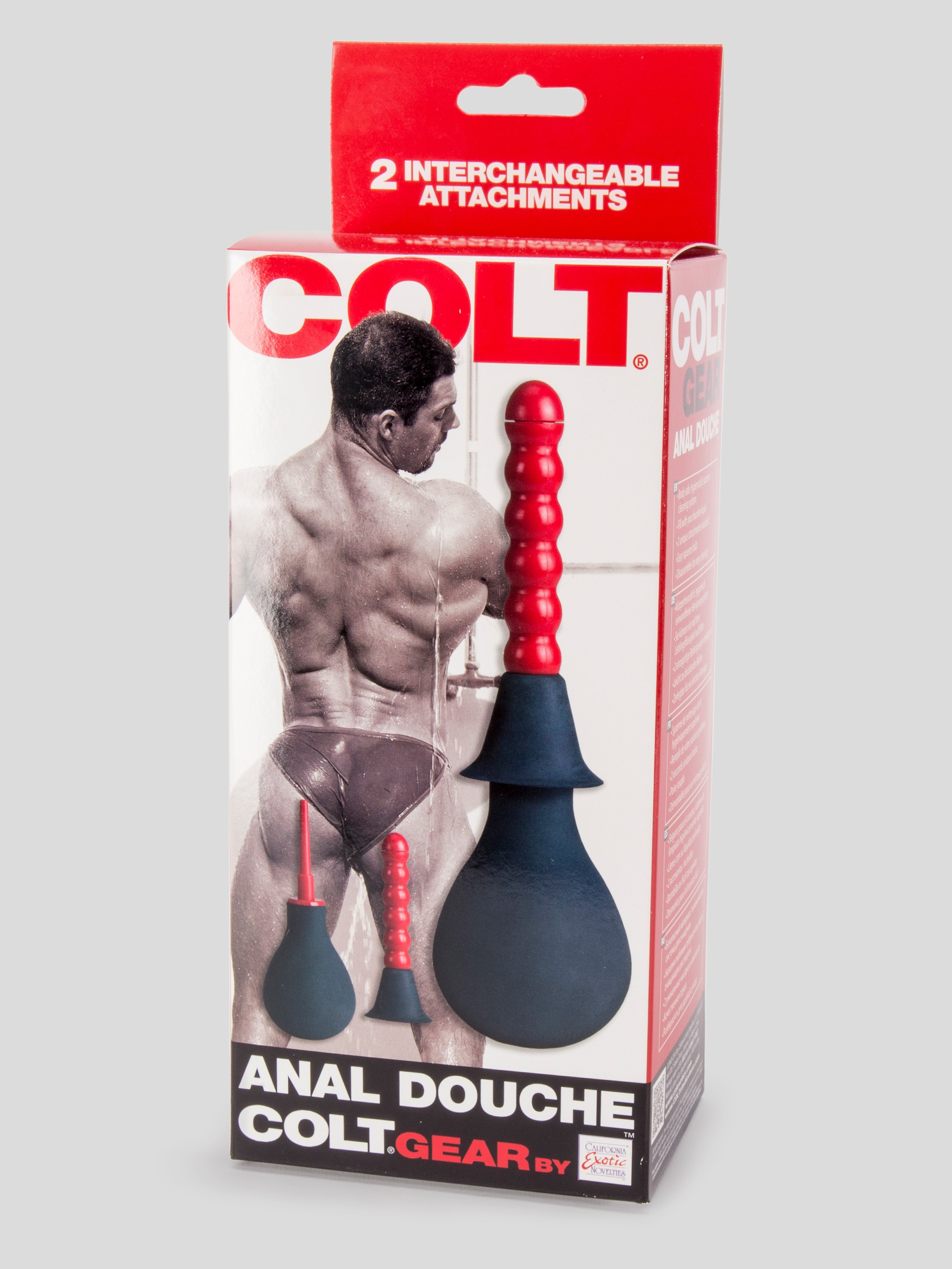 Colt Anal Douche Kit 200ml, Black, hi-res