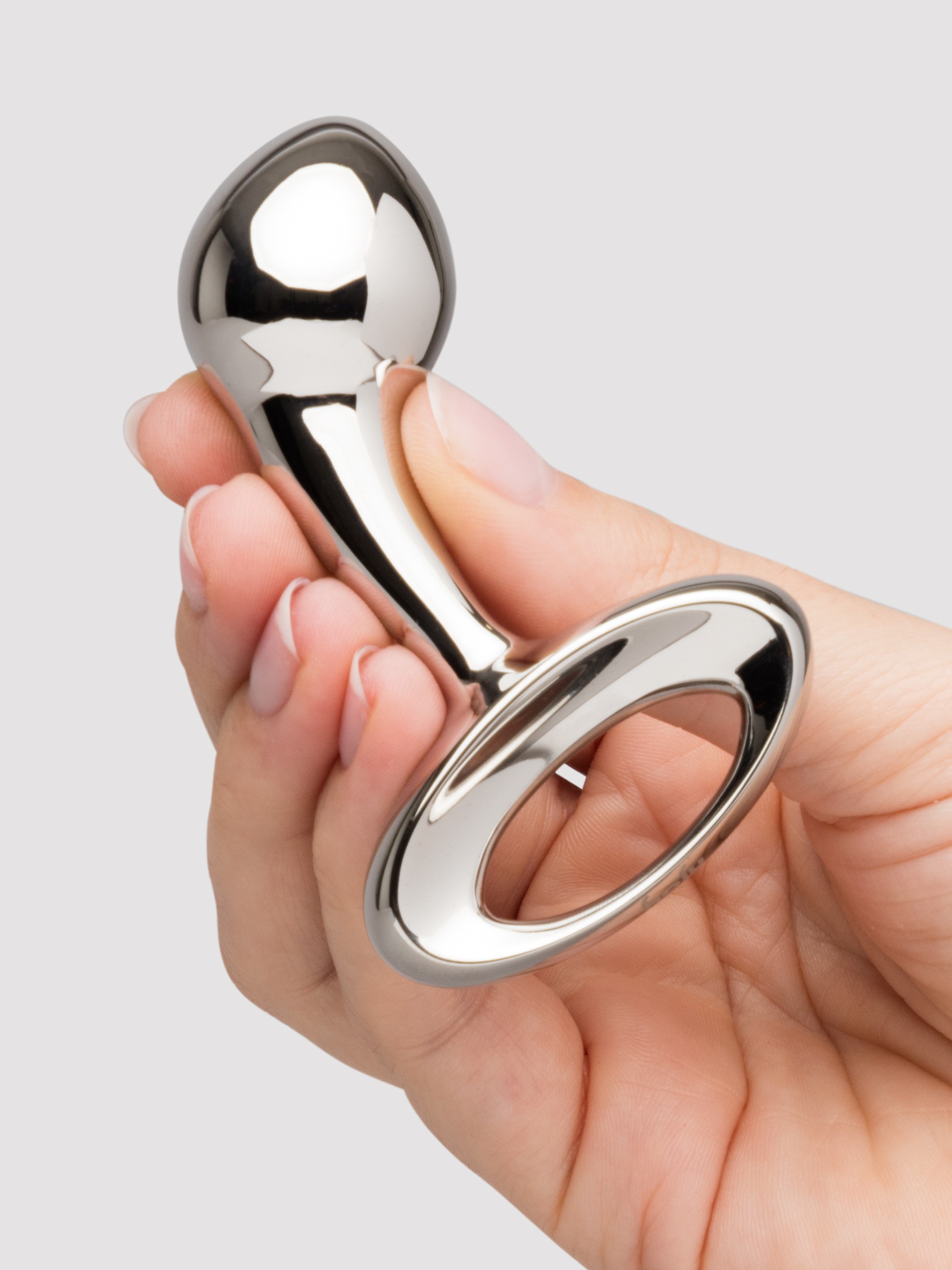 njoy Pure Plug Small Stainless Steel Butt Plug, Silver, hi-res