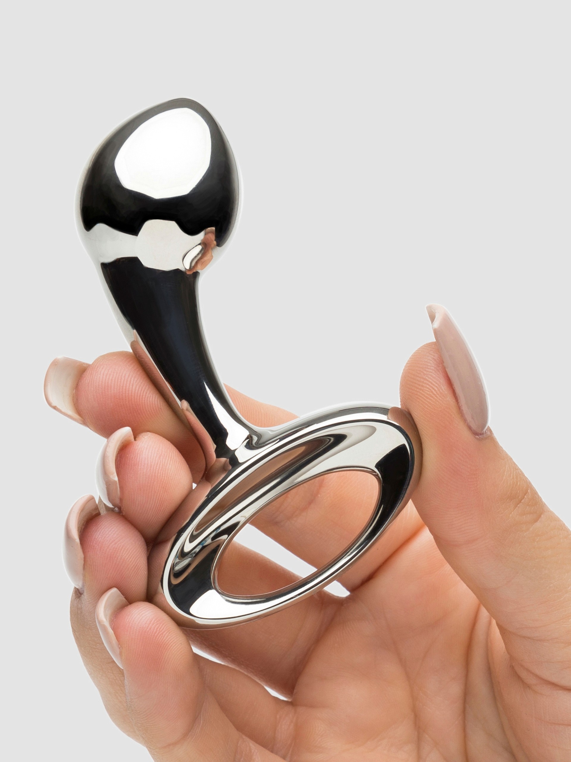 njoy Pure Plug Small Stainless Steel Butt Plug, Silver, hi-res