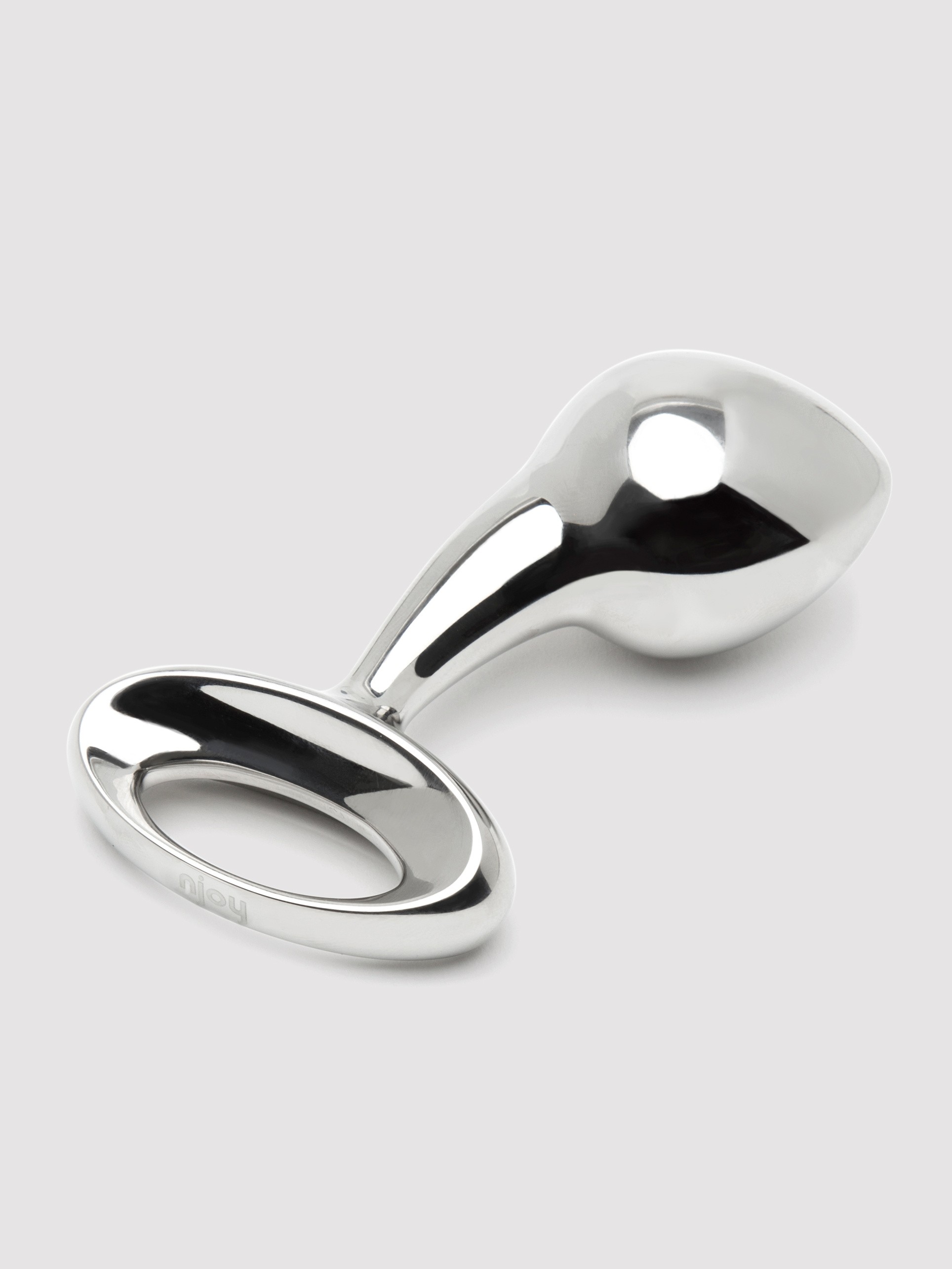njoy Pure Plug Medium Stainless Steel Butt Plug, Silver, hi-res