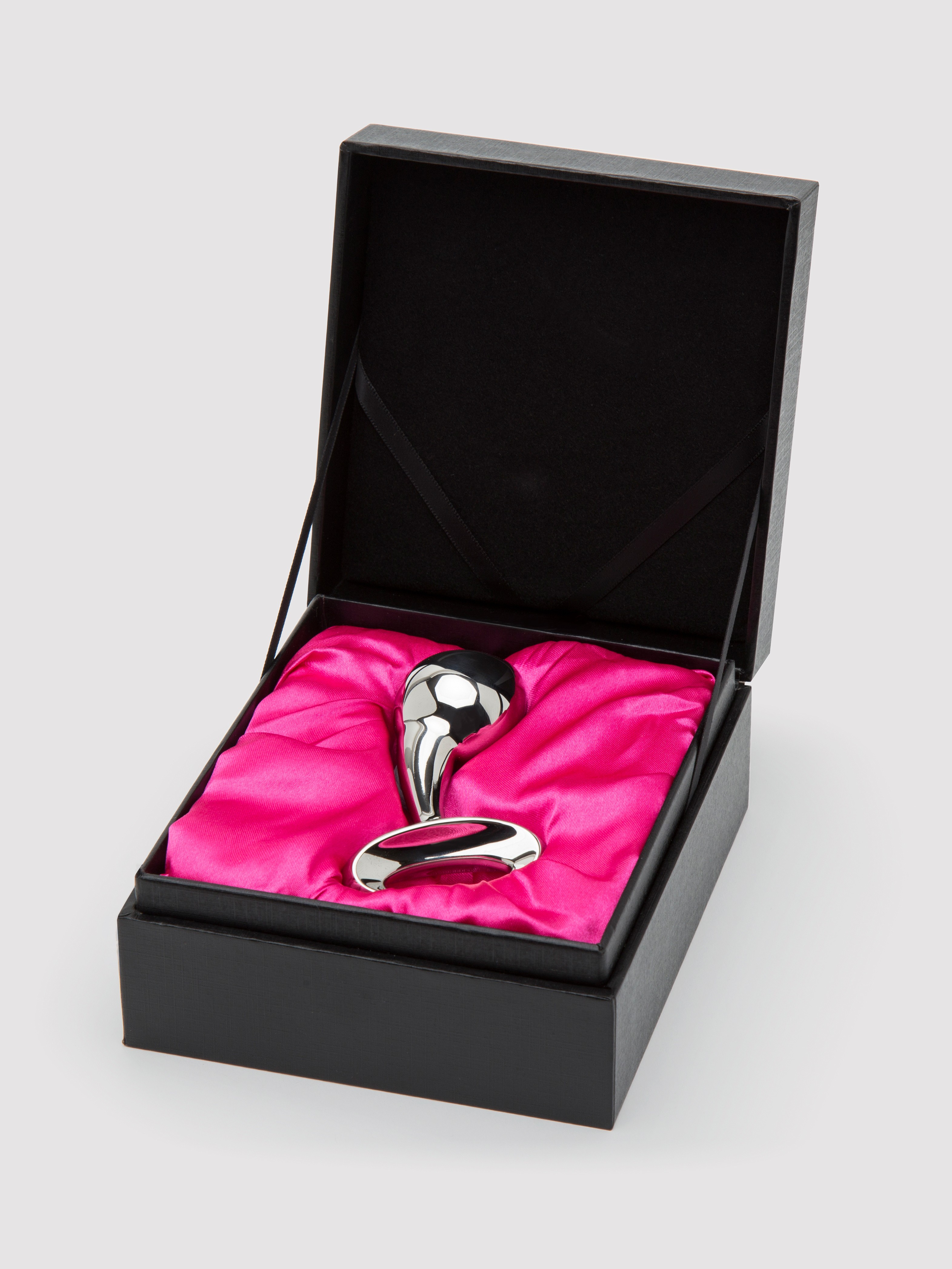 njoy Pure Plug Medium Stainless Steel Butt Plug, Silver, hi-res