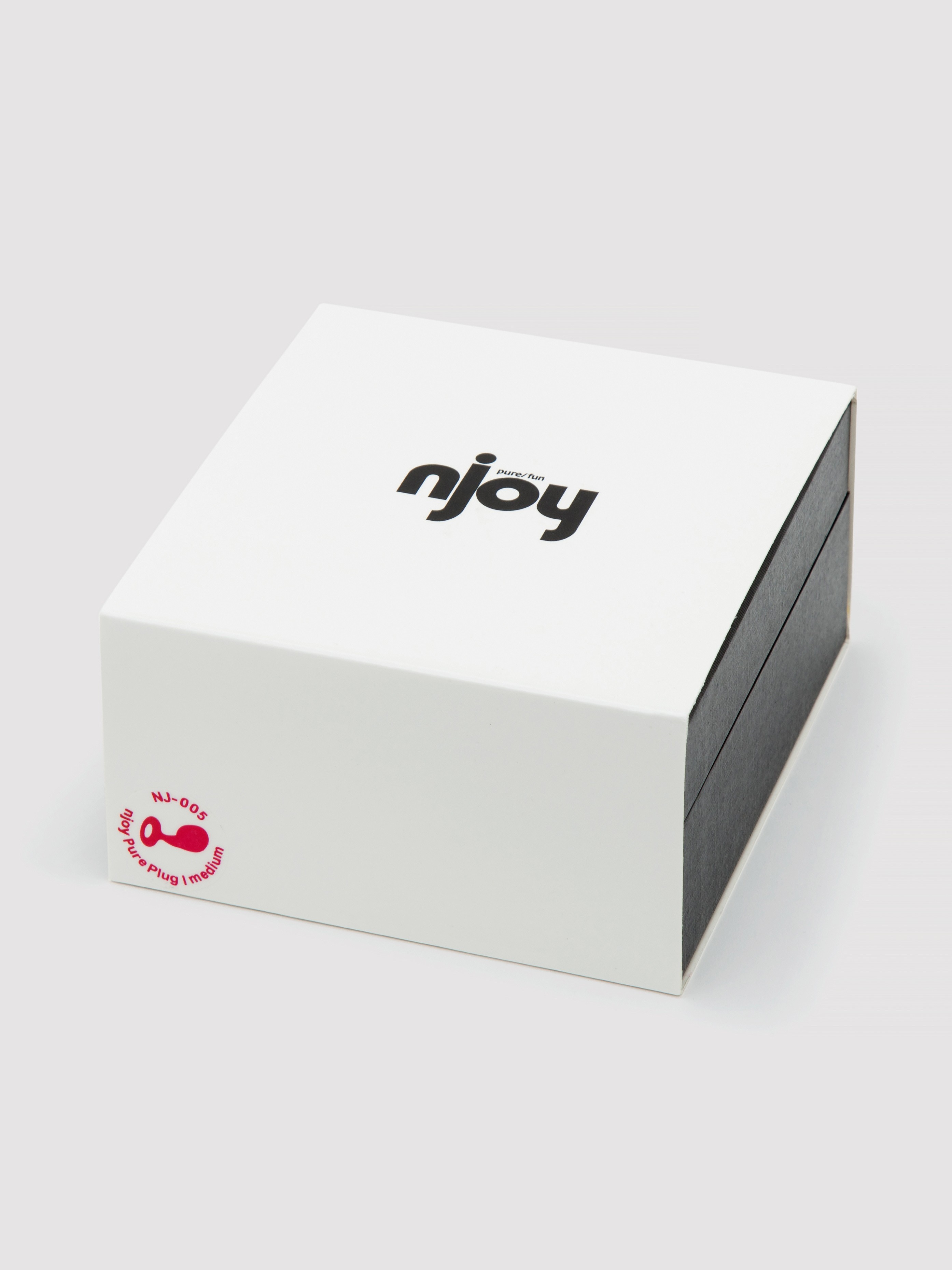 njoy Pure Plug Medium Stainless Steel Butt Plug, Silver, hi-res