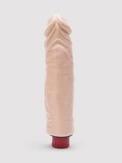 Doc Johnson Large Girthy Realistic Vibrator, Flesh Pink, hi-res