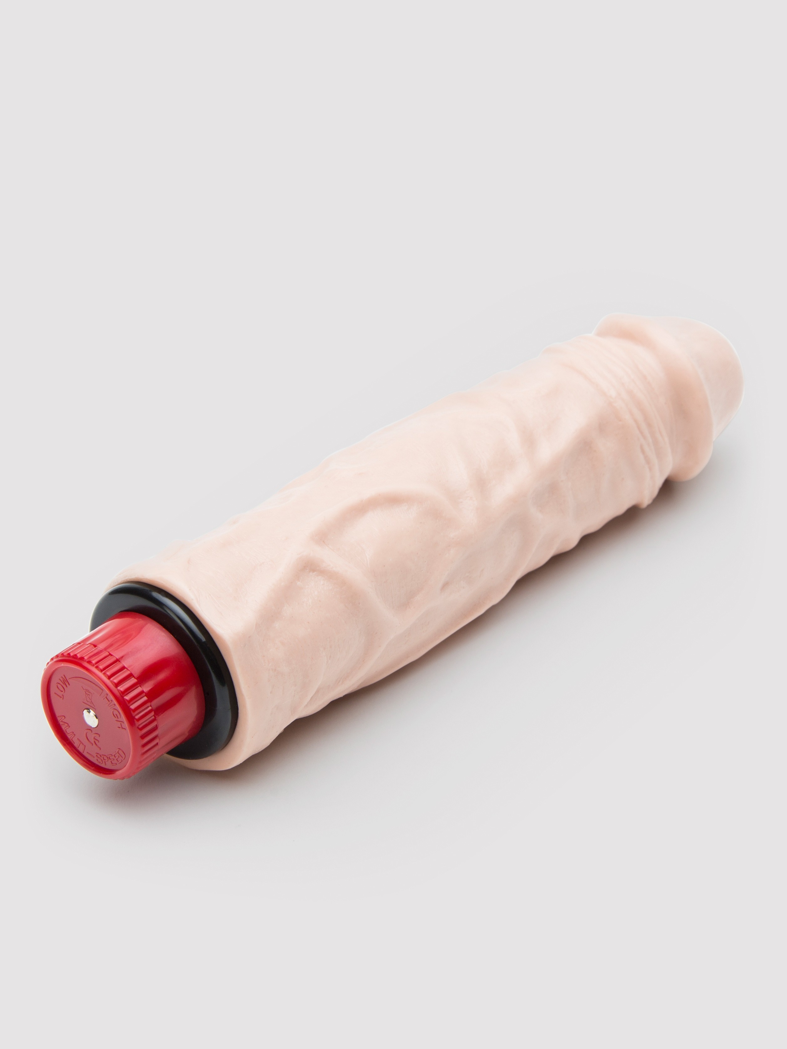 Doc Johnson Large Girthy Realistic Vibrator, Flesh Pink, hi-res
