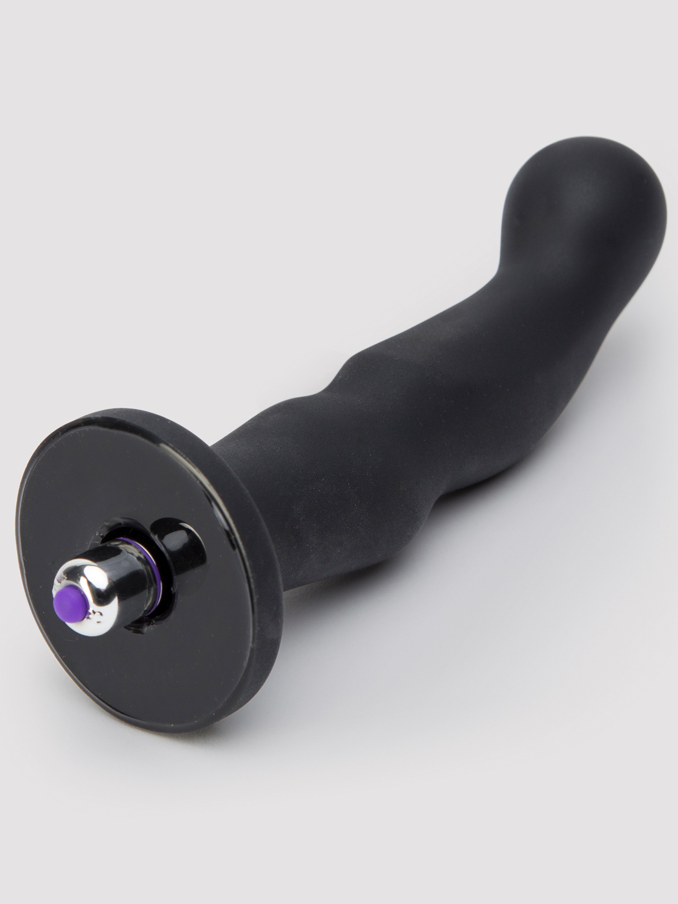 Tantus Silicone P-Spot Anal Vibrator 7.5 Inch, Black, hi-res