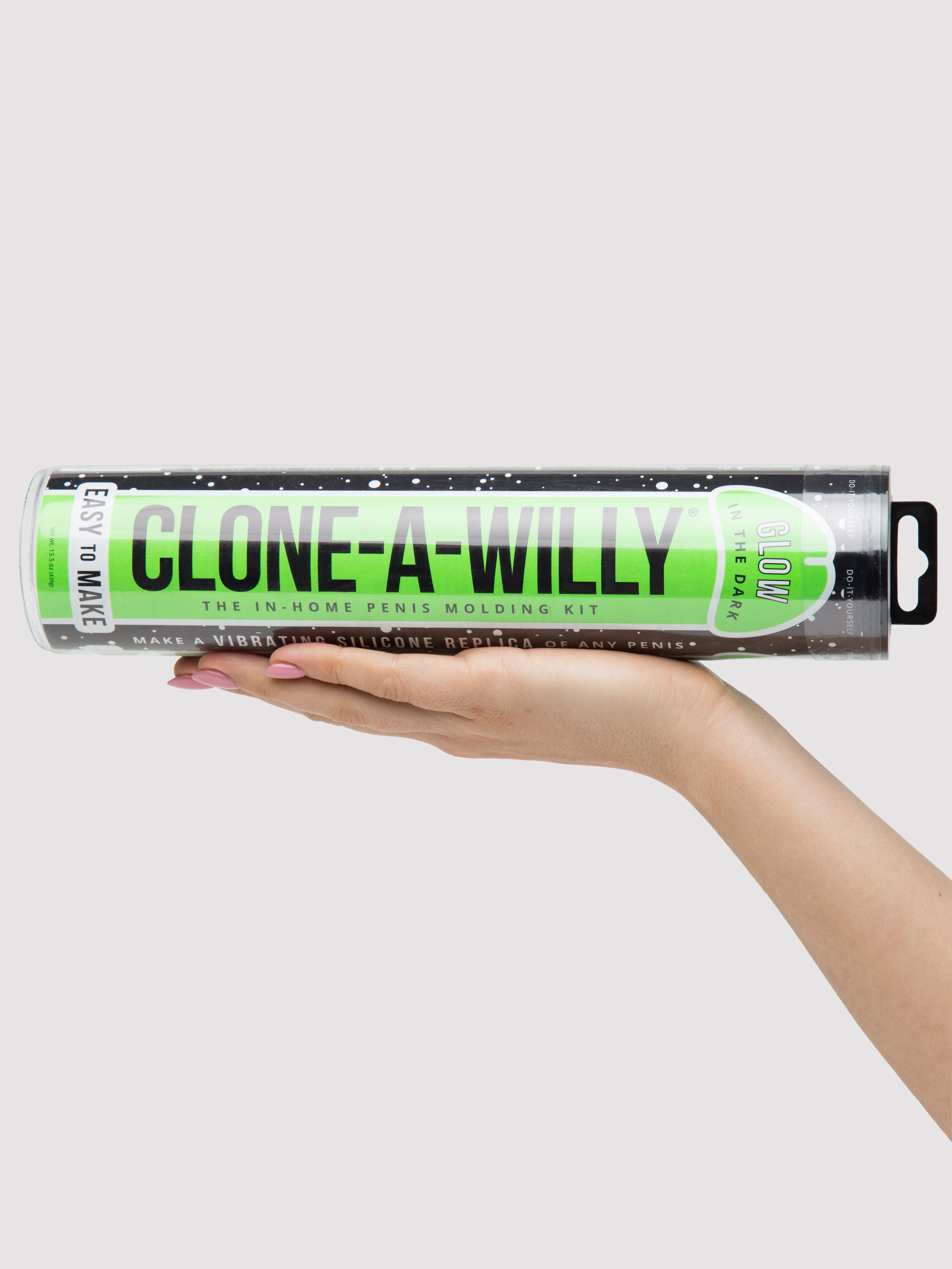 Clone-A-Willy Glow In The Dark Vibrator Moulding Kit Green, Glow, hi-res