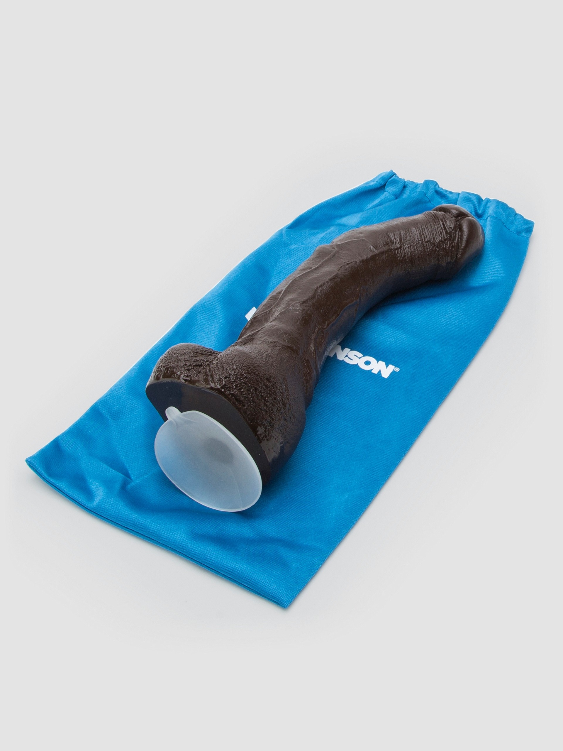 Doc Johnson Black Thunder Realistic Vac-U-Lock Dildo 9 Inch, Flesh Brown, hi-res