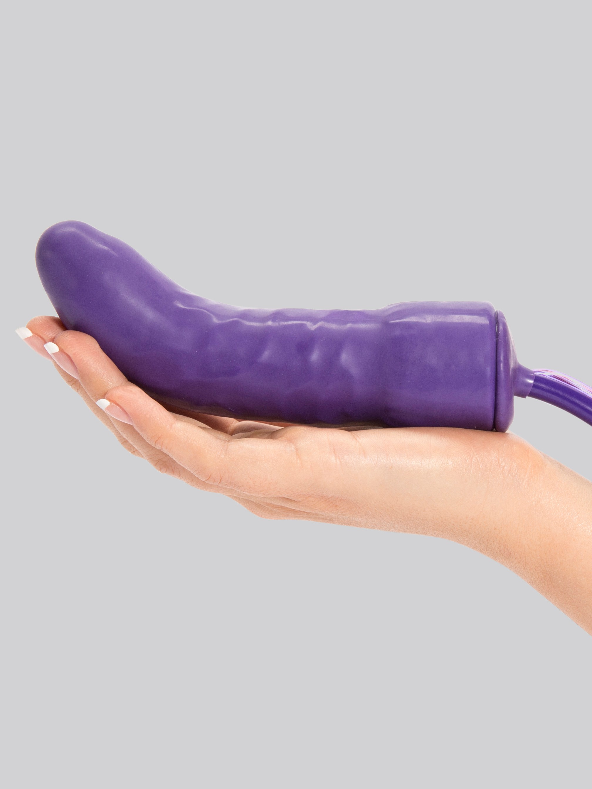 Inflatable Vibrating G-Spot Pleaser 6 Inch, Purple, hi-res
