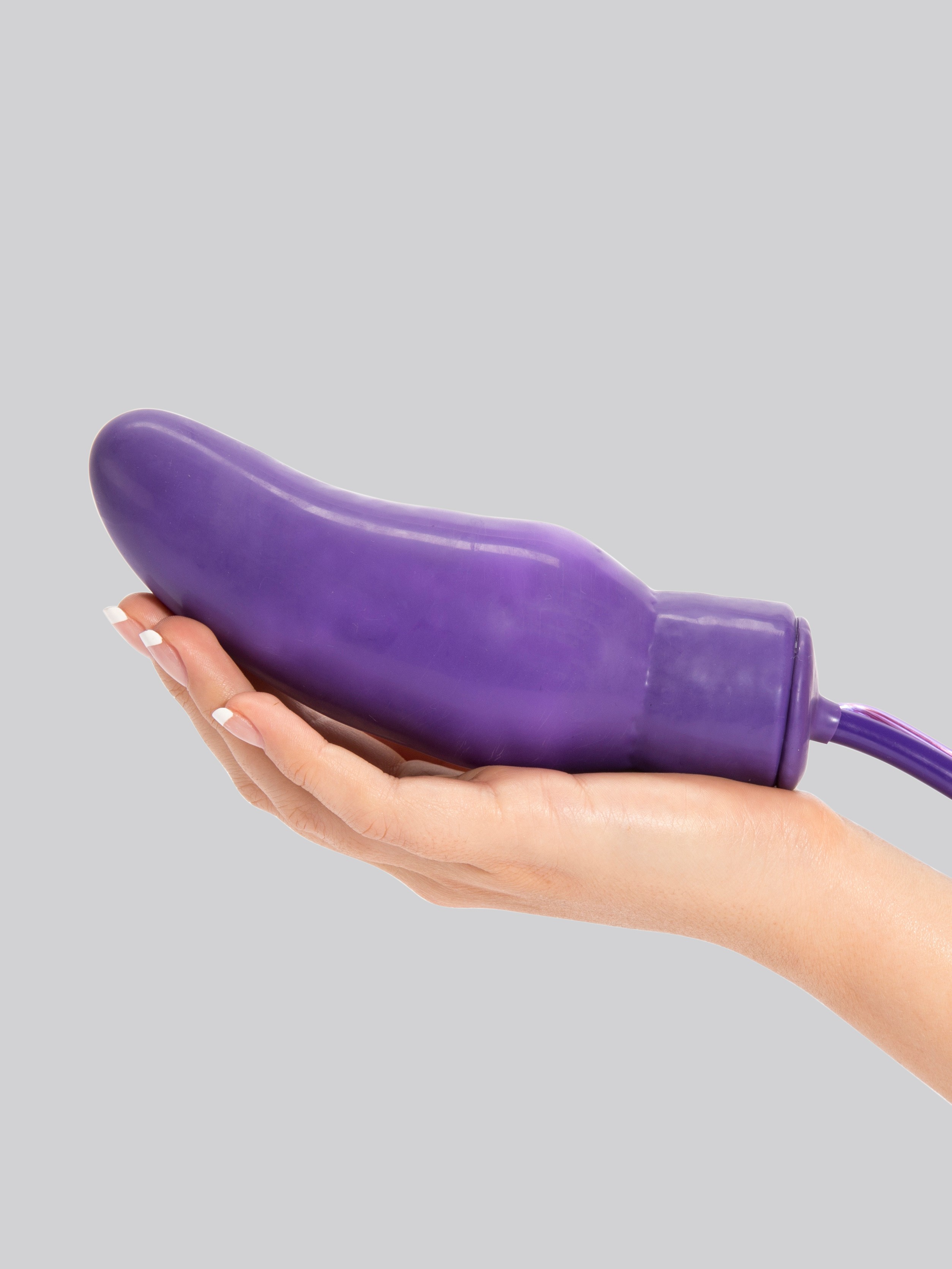 Inflatable Vibrating G-Spot Pleaser 6 Inch, Purple, hi-res