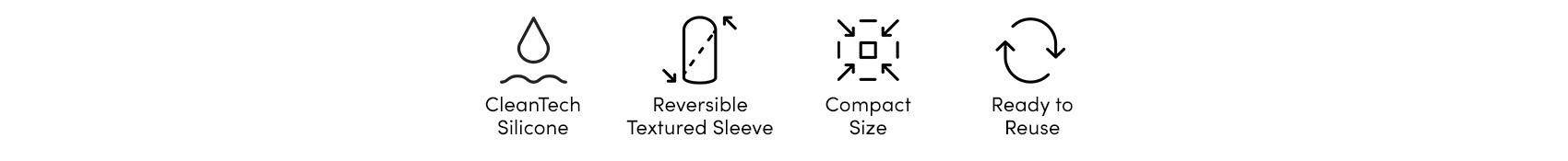 Arcwave Ghost Silicone Reusable Reversible Textured Male Stroker