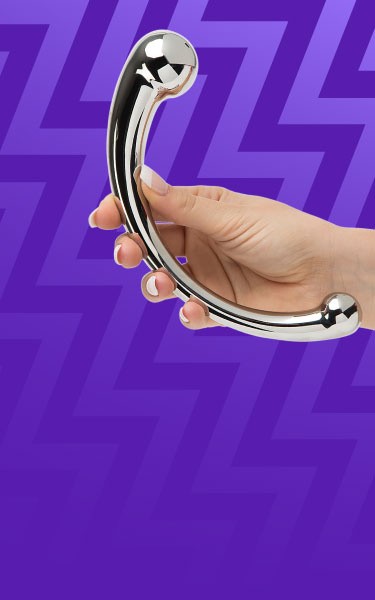 Image of a njoy Pure Wand Stainless Steel Dildo