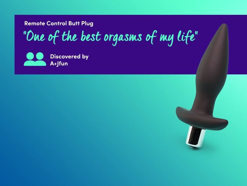Discover backdoor stimulation  - Remote Control Butt Plug - "One of the best orgasms of my life" discovered by A+Jfun