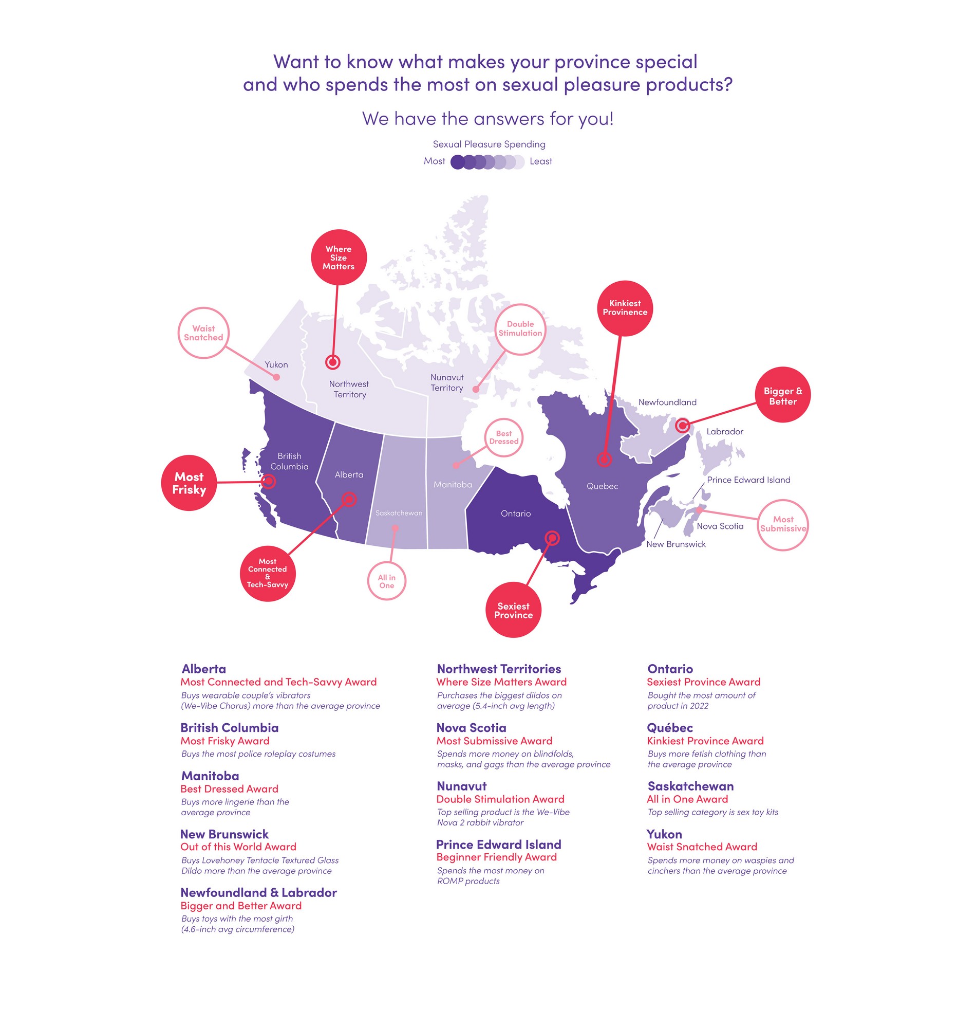 Canada Sex Map