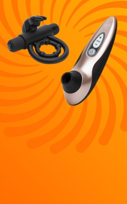 Image of Womanizer X Lovehoney Pro40 Rechargeable Clitoral Stimulator, and Lovehoney Bionic Bullet 5 Function Vibrating Rabbit Cock Ring