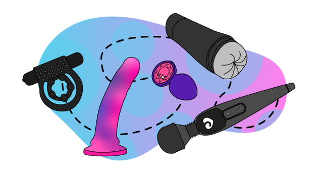 LH_ArticleHeroIllustrations_Aug2023_Re-style_640x320_BeginnersGuide-SexToys