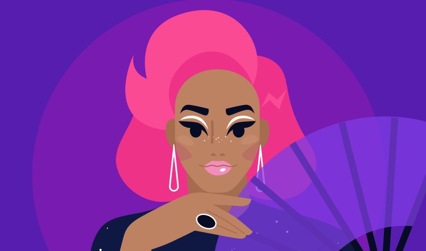 A header graphic for a blog about the best U.S. cities for drag culture.