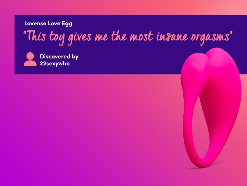 Discover long-distance playtime with the Lovense Love Egg - "This toy gives me the most insane orgasms" discovered by 22sexywho