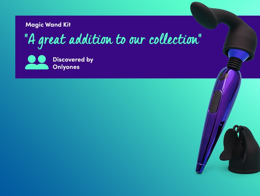 Discover Powerful Vibrations with the Metallic Magic Wand Kit - "A great addition to our collection" discovered by onlyones