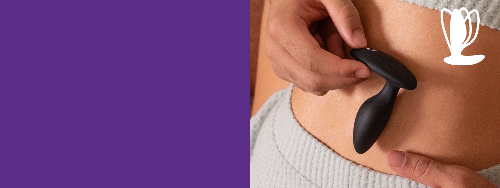 We-Vibe Ditto+ Rechargeable Remote and App Control Vibrating Butt Plug